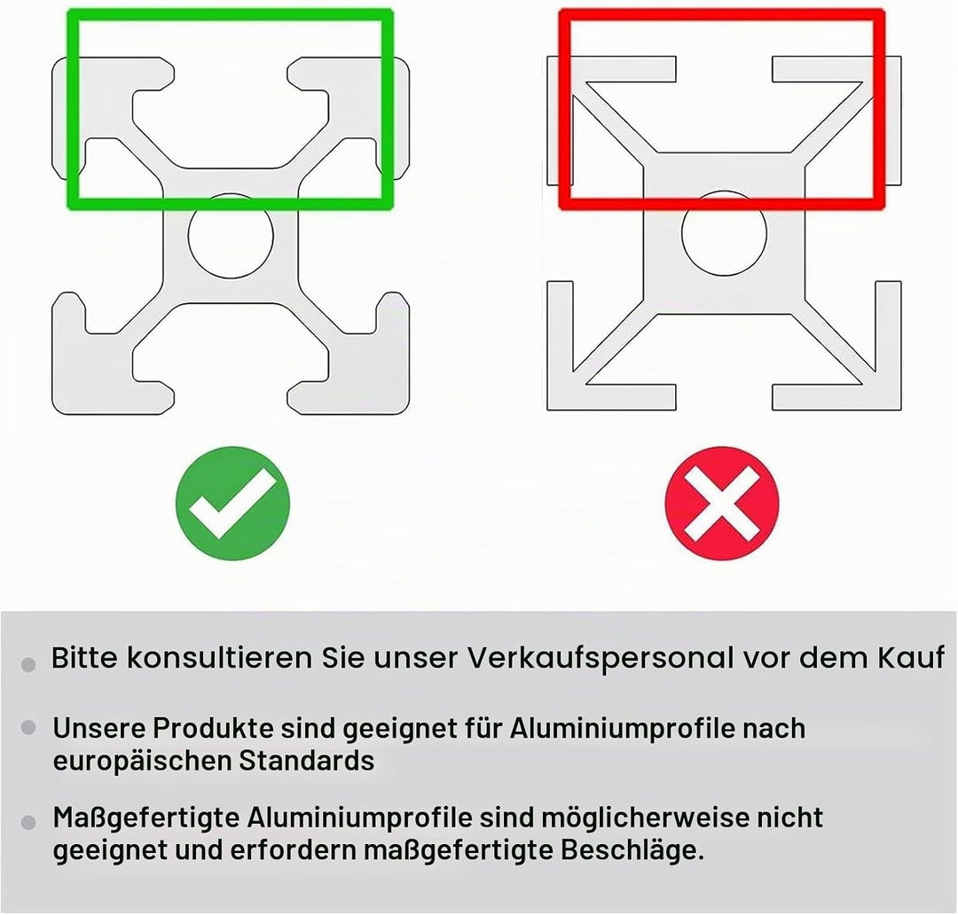 iMetrx 26Stück Befestigungsmaterial Winkel,Aluprofil 3030 Nut 6 Aluminium Winkelverbinder Eckwinkel