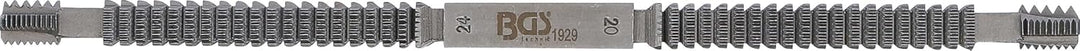 BGS 1929 | Gewindefeile | für Innen-/Aussengewinde | Whitworth 10 - 24, Whitworth 10 - 24