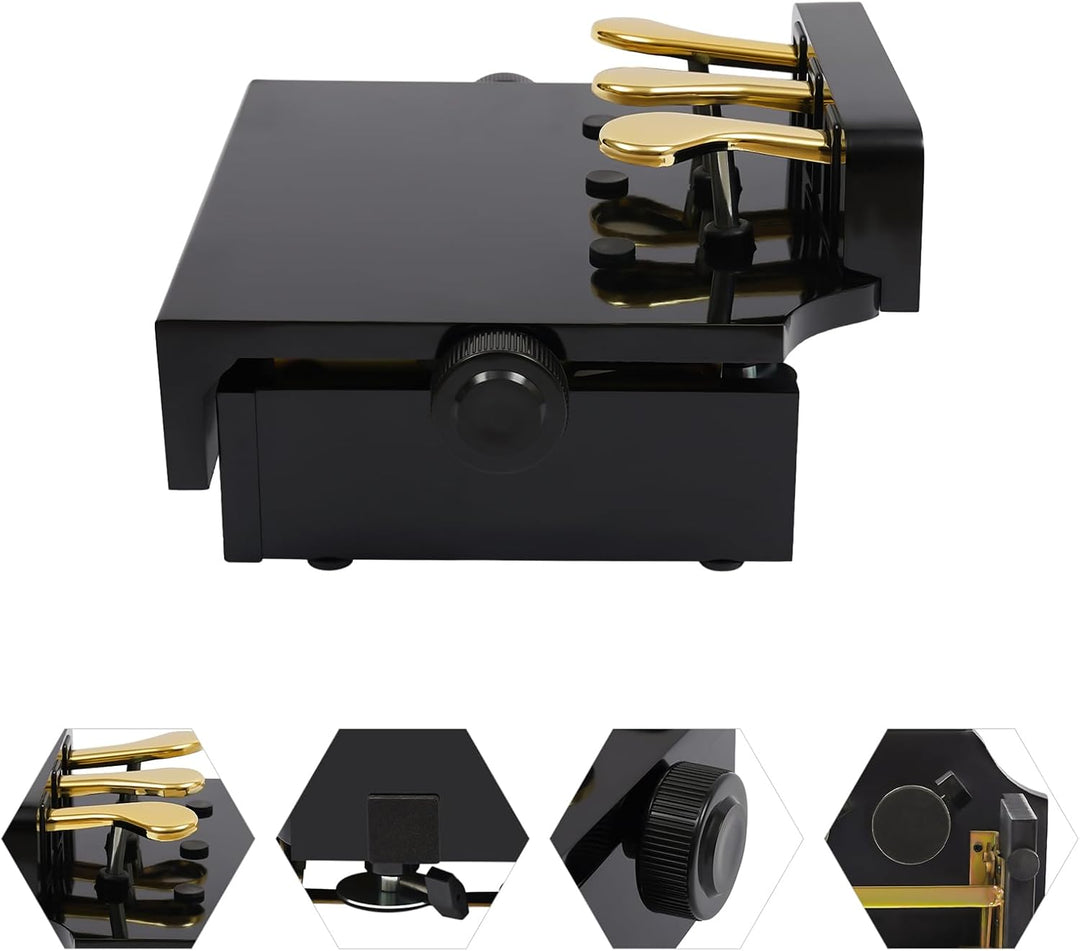 Kinder-Klavier-Hilfspedal PA-23 Klavier Pedal Extender Pedalverlängerung Höhenverstellbar für Flügel
