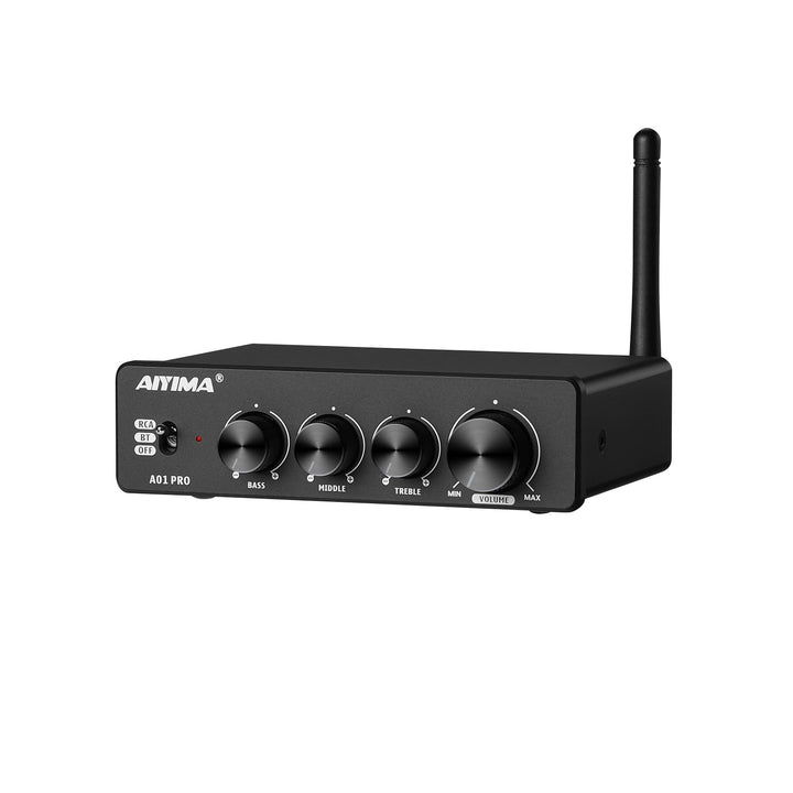 AIYIMA A01PRO Bluetooth 5.1 Audio Verstairker 100Wx2 Mini Hifi Verstarker 2.0 Kanal Klasse D TPA3116