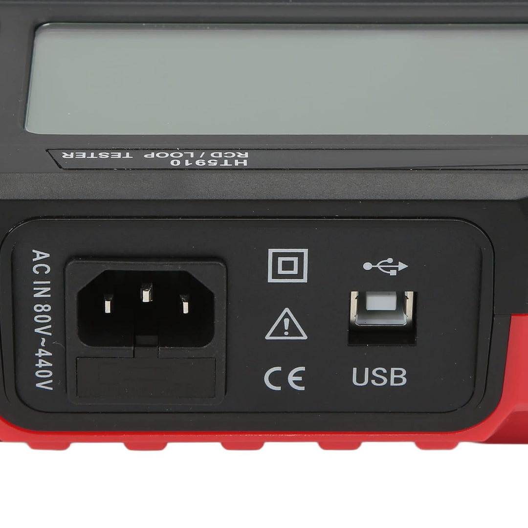 RCD-Widerstandsprüfgerät, RCD-Schleifentest 45Hz-65Hz Schleifenwiderstandsprüfgerät Multifunktional