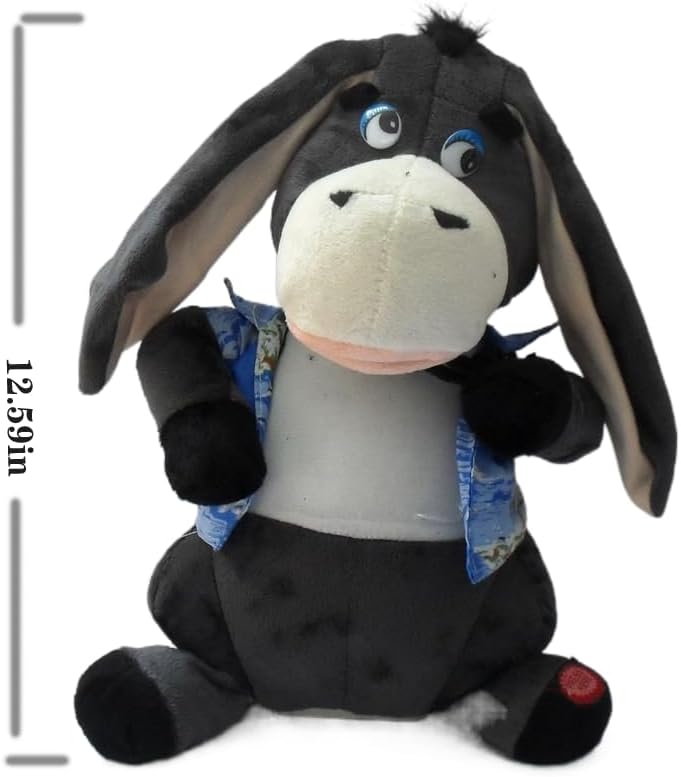 Plüsch-Ohrenklappernder, Singender Und Tanzender Esel Holiday Toy Für Jungen Und Mädchen