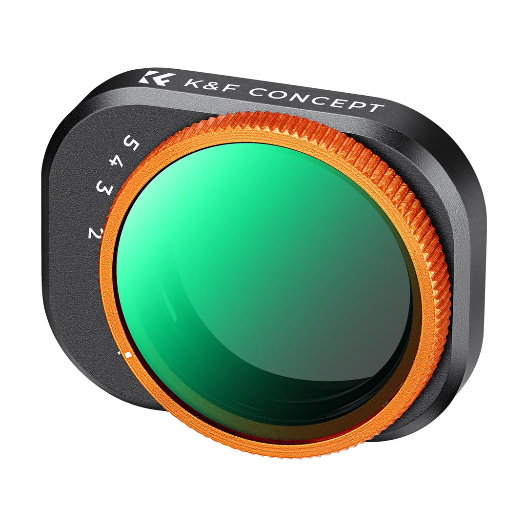K&F Concept Mini 4 Pro Variable ND Filter ND2-ND32,1-5 Stufen Variable Filter kompatibel mit DJI Min