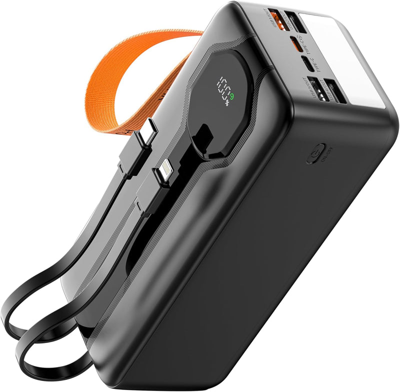 TOOSPON Powerbank 50000mAh mit Modischem und Einzigartigem Design, Schnellladefunktion für Handy, Ta