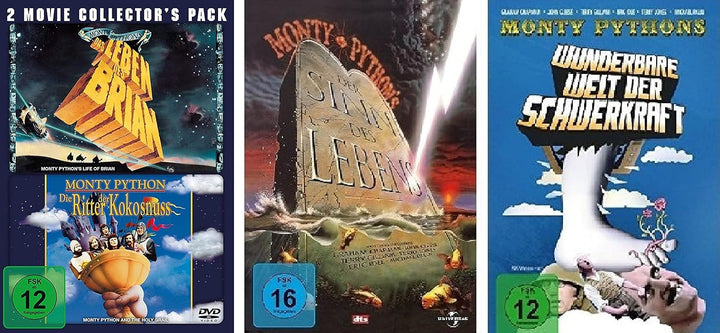 Monty Python Klassiker Collection - 4 Kultfilme im Set - Deutsche Originalware [4 DVDs], DVD
