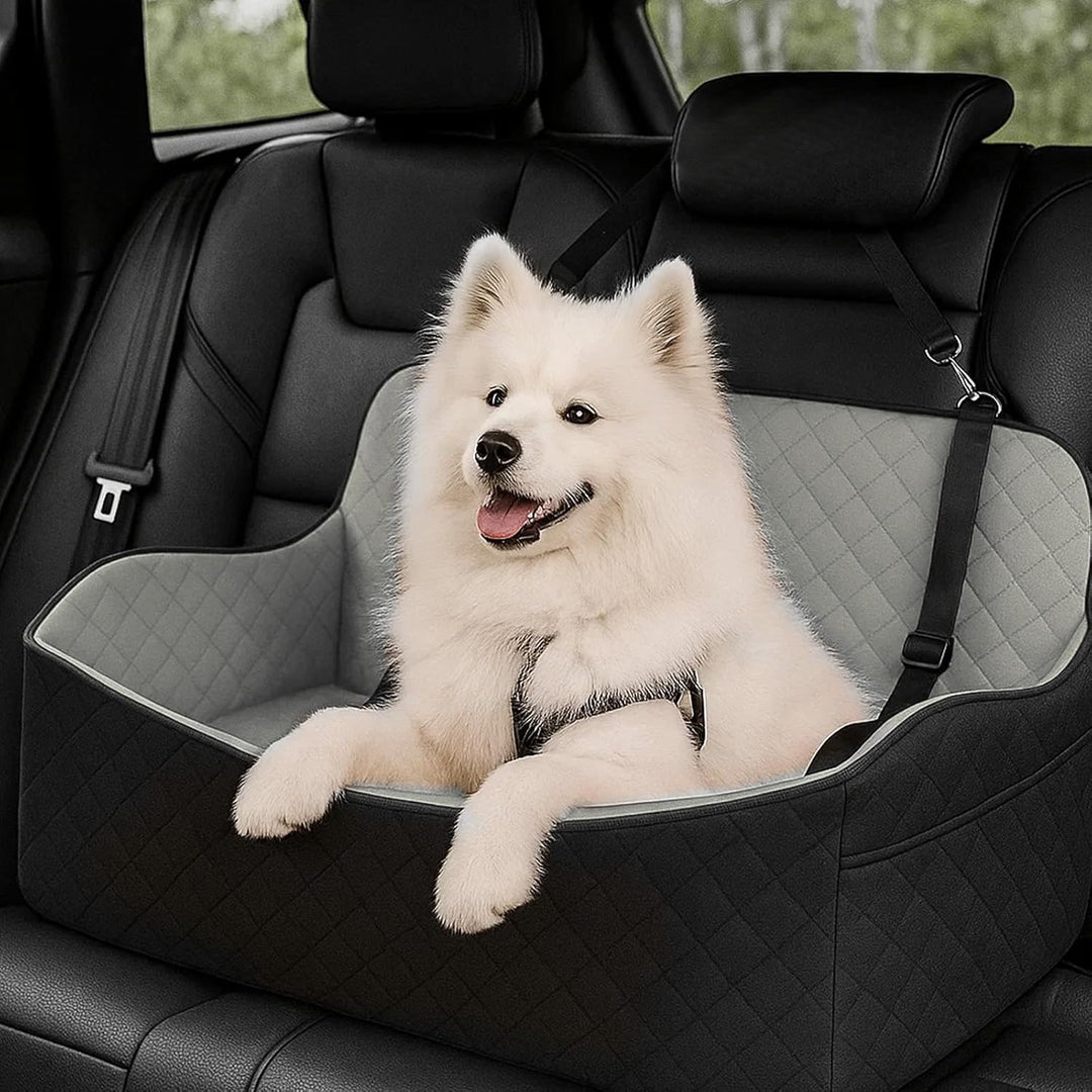 Hunde Autositz für grosse & mittelgrosse Hunde bis 25 kg | Autositze mit Dicker Polsterung, Sicherhe