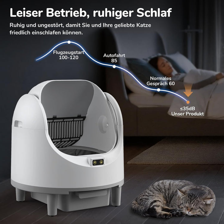 Selbstreinigende Katzentoilette Offene, Grosse Katzenklo Selbstreinigende, Automatische Katzentoilet