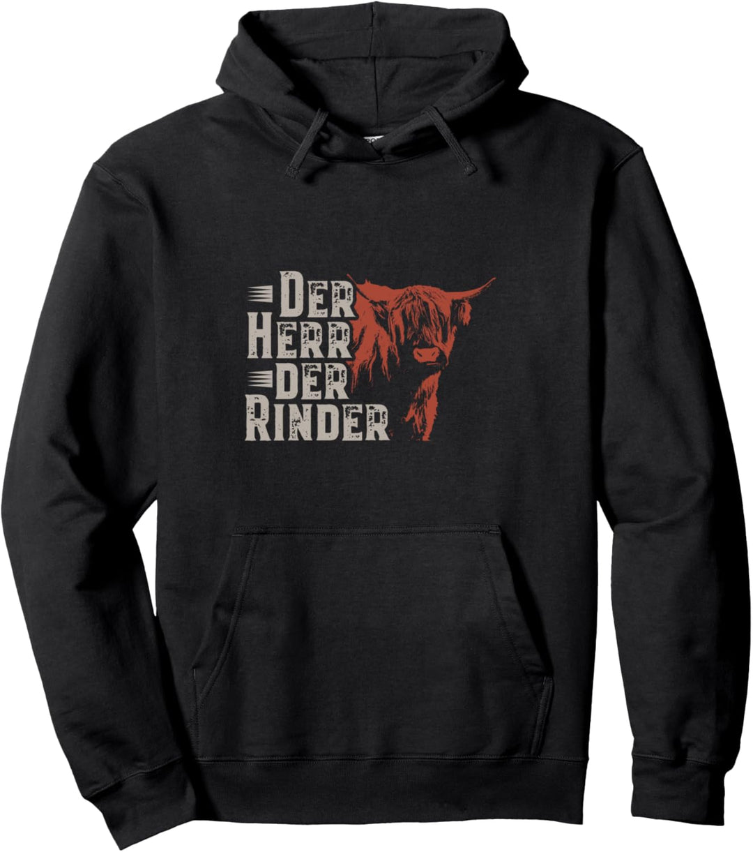 Hochlandrind Hochland Rind Kuh Hochlandkuh Bauern Landwirt Pullover Hoodie