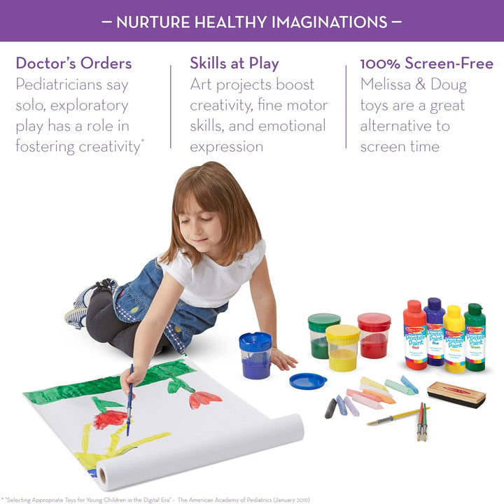 Melissa & Doug - Staffeleizubehör-Begleitset (Kunst & Bastelarbeiten, fördert die Kreativität, 25 Te