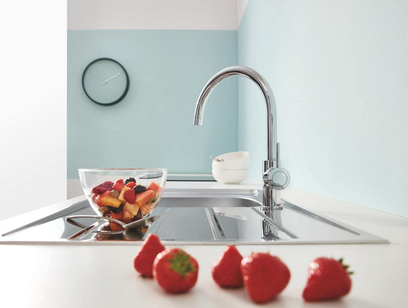 GROHE Start Classic - Einhand- Spültischarmatur & Tempesta 100 Brausestangenset (2 Strahlarten, glei