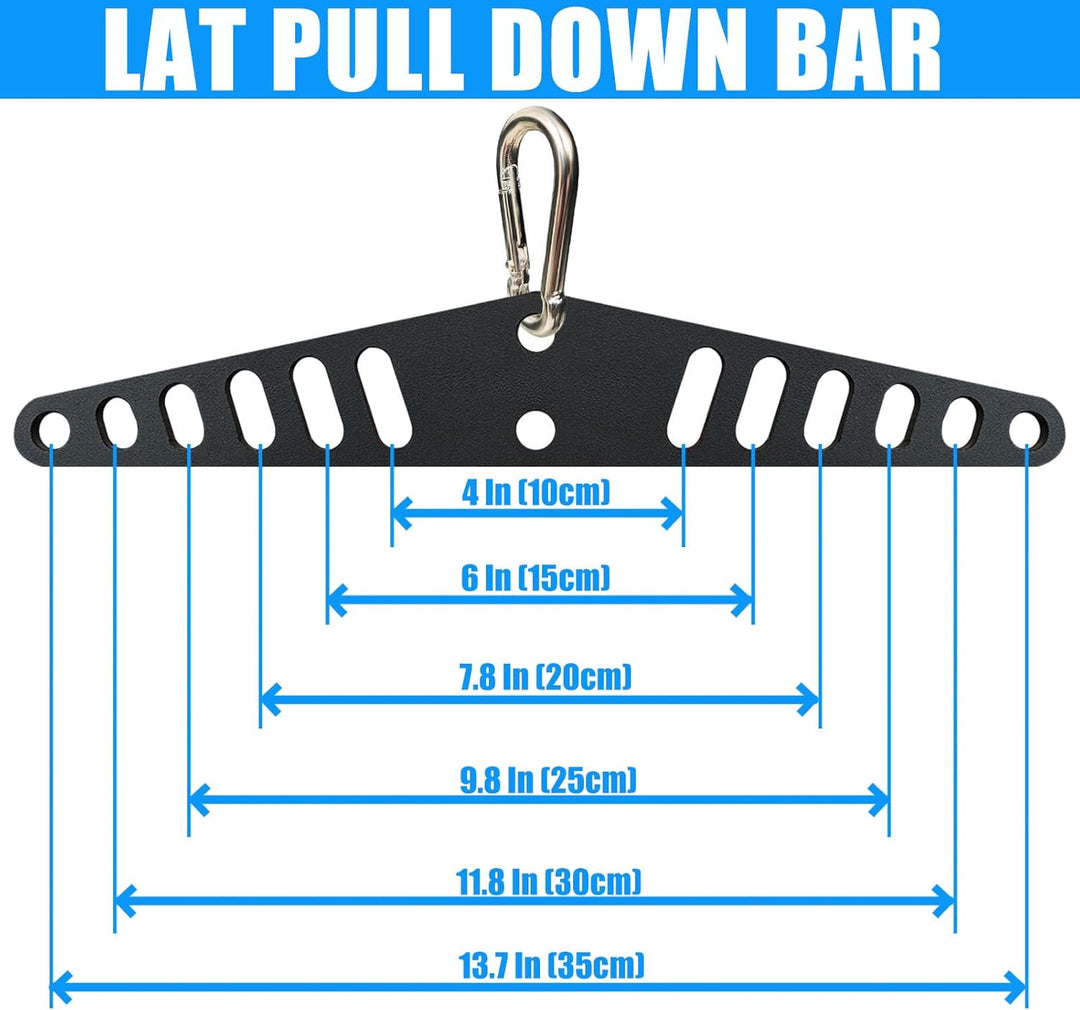 KORIKAHM Multi-Grip LAT Pull Down Bar für Home Gym Fitness, Spreizplatte LAT Pulldown Aufsätze für P