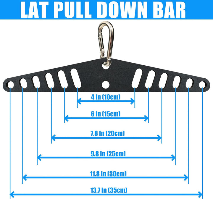 KORIKAHM Multi-Grip LAT Pull Down Bar für Home Gym Fitness, Spreizplatte LAT Pulldown Aufsätze für P