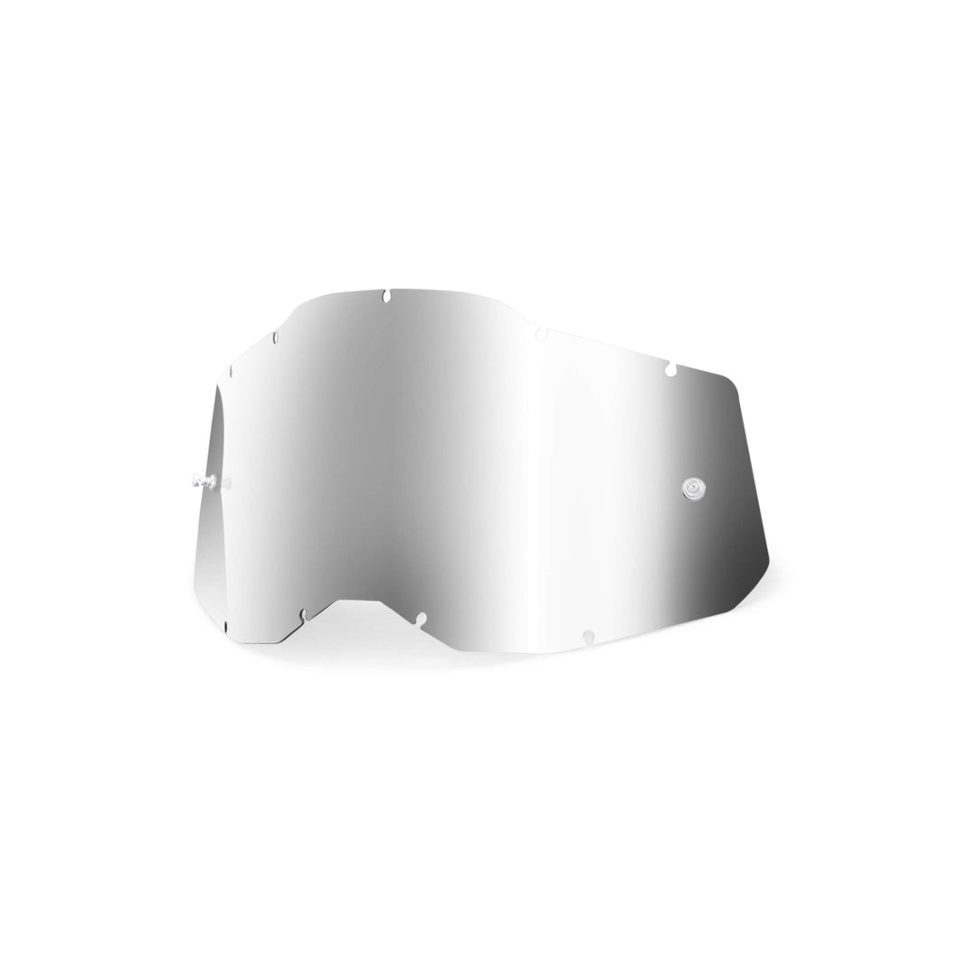 100% Unisex-Adult Racecraft/Accuri/Strata Replacement Sunglass Lenses Silber, Silber