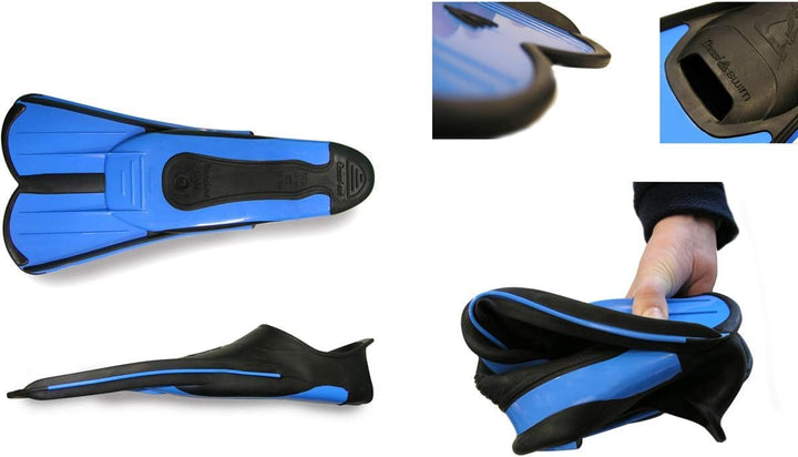 Cressi Light Schwimmflossen blau US Man 3.5/4 | US Lady 4.5/5 | EU 33/34, blau US Man 3.5/4 | US Lad
