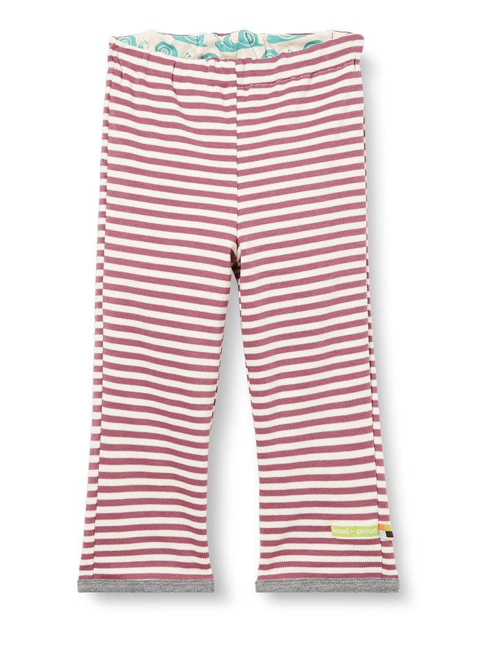 loud + proud Unisex Kinder Wendehose, GOTS Zertifiziert Hose 110-116 Grape, 110-116 Grape