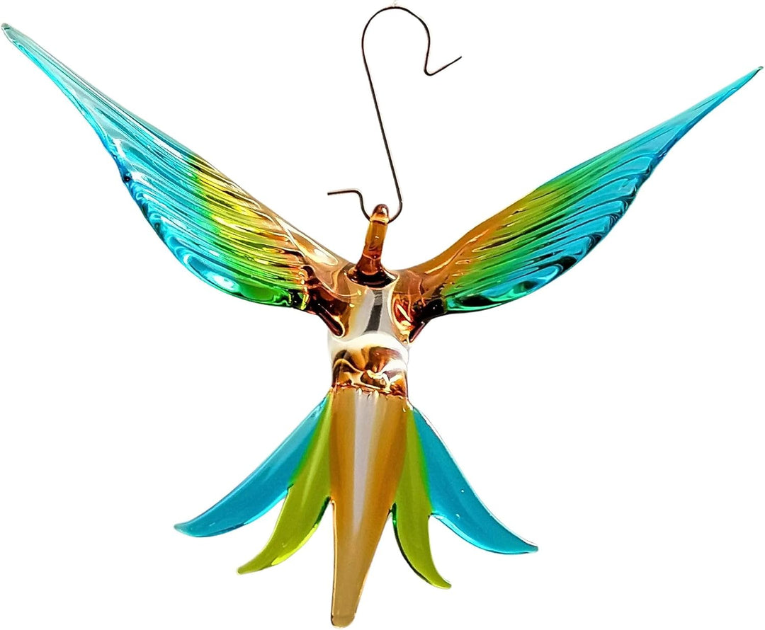 Hängevogel, Kolibri (transp.-braun-grün-hellblau)