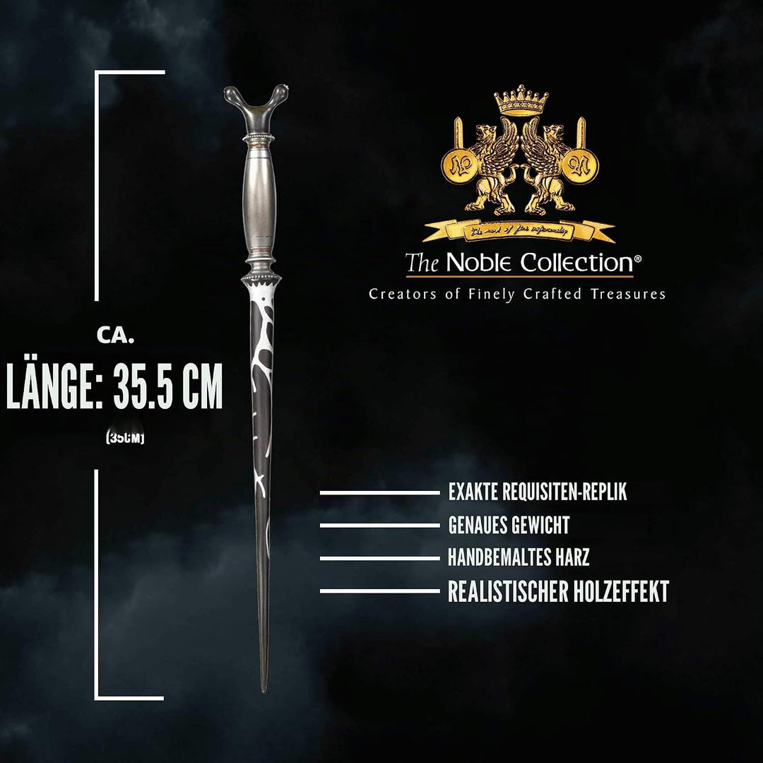 The Noble Collection - Professor Horace Slughorn Character Wand - 13.7in (35cm) Harry Potter Wand wi