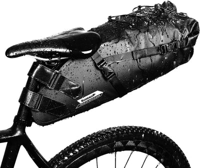 WATERFLY 10L Wasserdichte Satteltasche Fahrradtasche Fahrradsitz Tasche Sportsatteltasche Aufbewahru