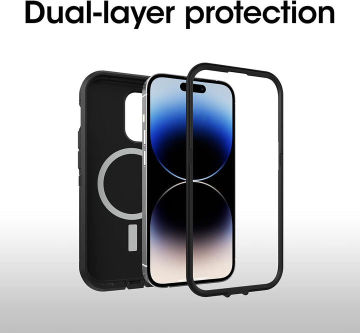 OtterBox Defender XT Serie für iPhone 14 Pro Max, Schwarz, 77-89128 Defender Series XT Schwarz, Defe