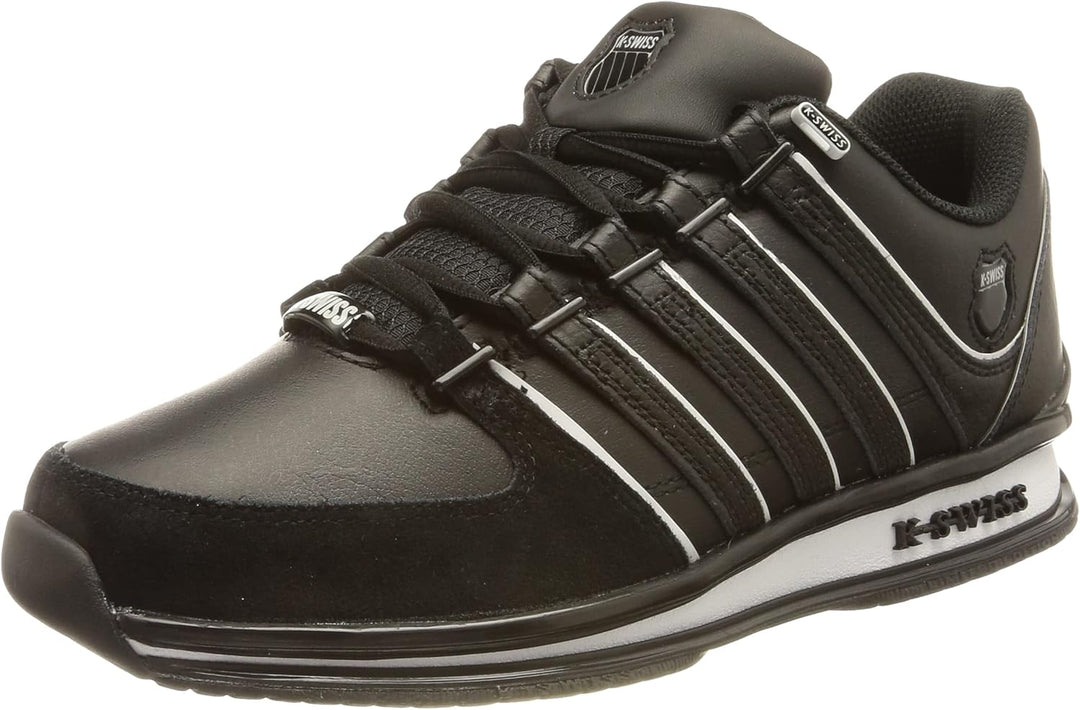 K-Swiss Herren Rinzler Sneaker 39.5 EU Black White, 39.5 EU Black White