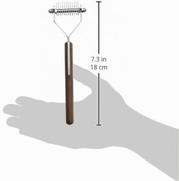 Mars Coat King stumpf, Edelstahl Klingen mit Holzgriff 12-Blade Medium, 12-Blade Medium