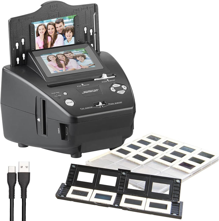 Somikon Diascanner: Stand-Alone-Foto-, Dia- & Negativscanner, 2.850 DPI, 20 MP, Display (Photoscanne