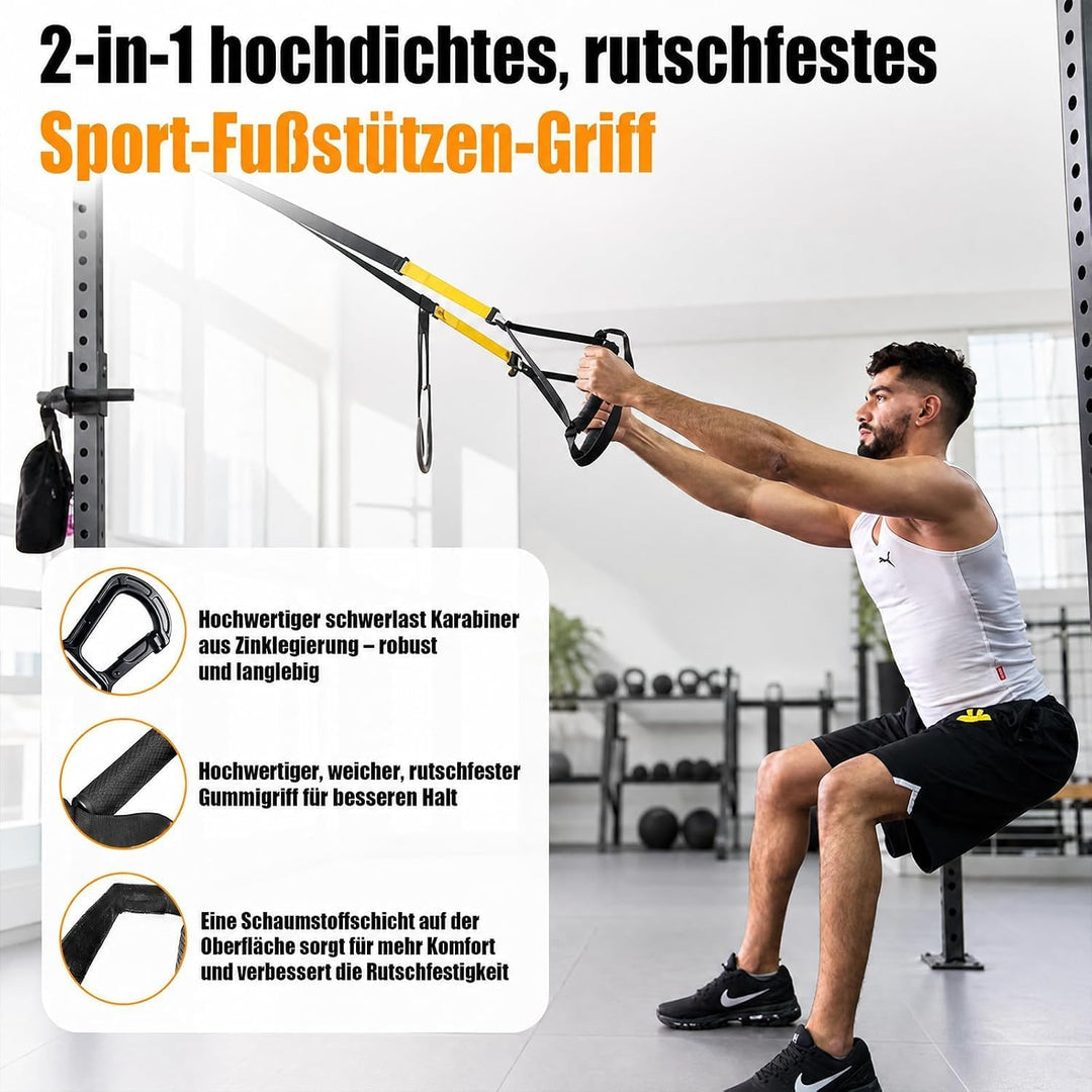 Schlingentrainer Sling Trainer Set für Zuhause &amp; Outdoor