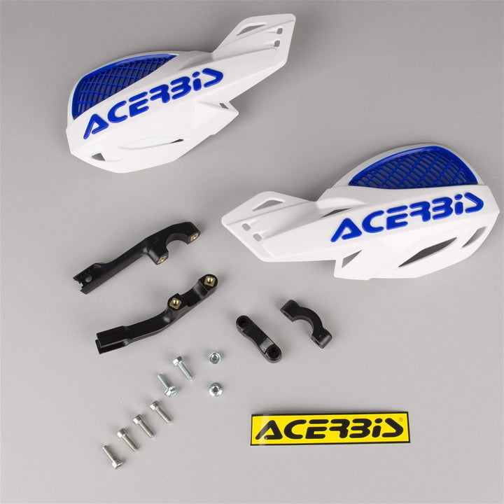 Acerbis Uniko Handprotektoren, belüftet White/ Blue, White/ Blue