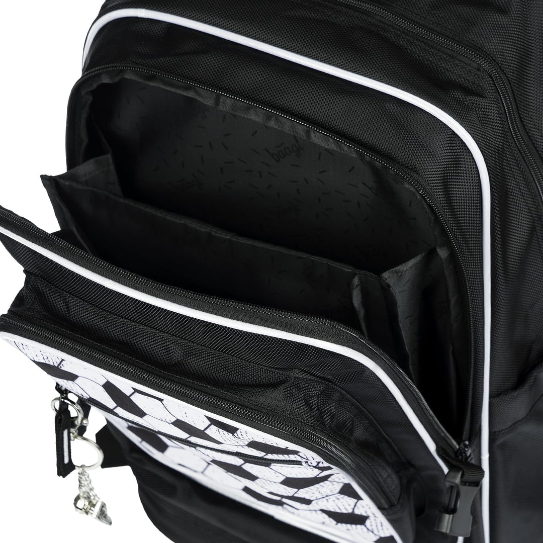 Baagl Schulrucksack Für Jungen Mädchen Teenager, Ergonomischer Kinderrucksack mit Laptopfach Für Sch