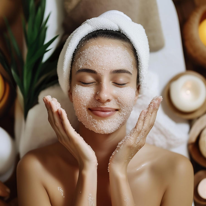 HAF® Premium Totes Meer Peelingsalz für empfindliche & trockene Haut | 3 x 1 kg in Dosen | Salz Peel