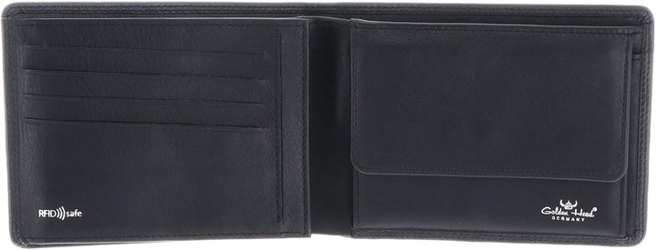 Golden Head Polo - Geldbörse 8cc 12 cm RFID Black