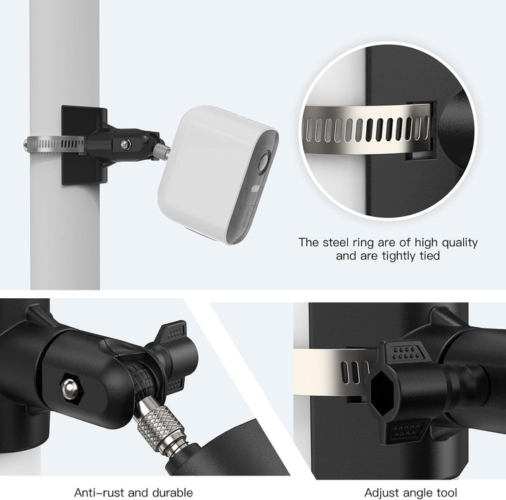 Universelle Masthalterung für Arlo Pro 4 Arlo Pro 3 Arlo Pro 2 eufyCam 2C/2C Pro/3/3C eufyCam 1 und