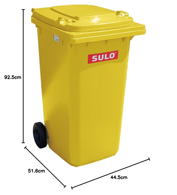 Müllgrossbehälter 80l gelb a.Niederdruck-PE Rad-D.200mm