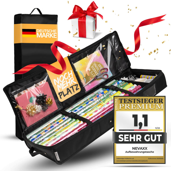 neVaxx® -Aufbewahrungstasche für Geschenkpapier-wasserdichtes 600D Oxford Gewebe-Geschenkpapier aufb