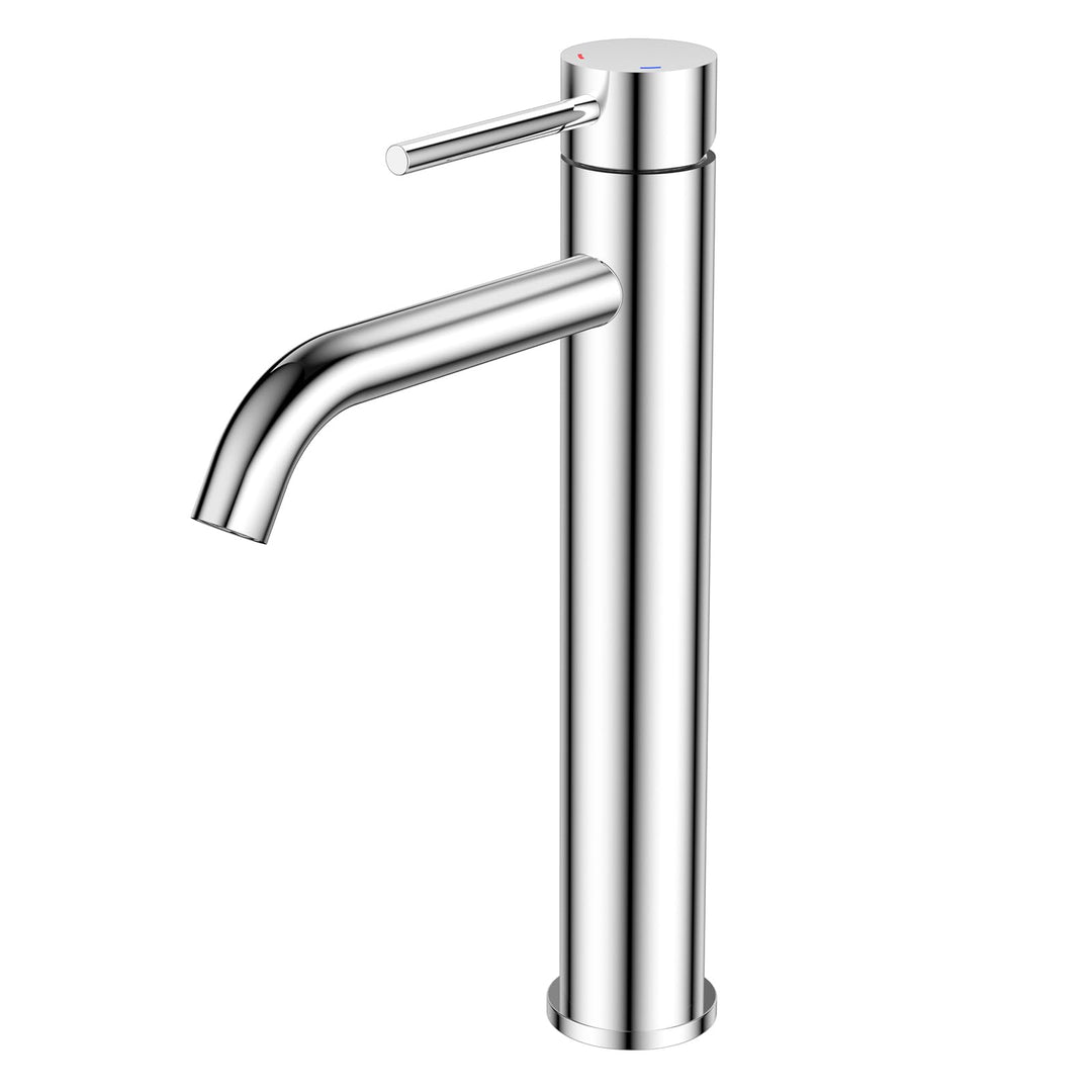 FORIOUS Wasserhahn Bad, Hoch Waschtischarmatur Waschbecken Armaturen mit Auslaufhöhe von 190 MM High
