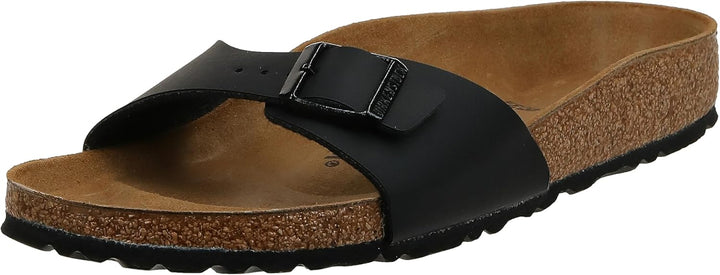 Birkenstock Madrid 40623, Unisex - Erwachsene Clogs & Pantoletten aus Birko-Flor 38 EU Schmal Schwar