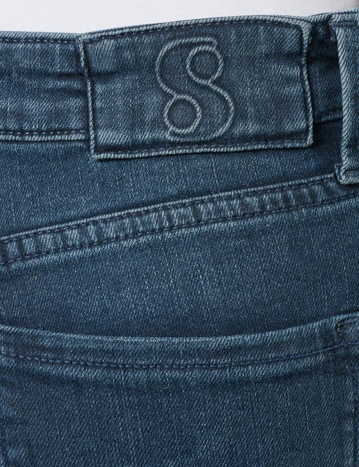 s.Oliver Damen Jeans Hose, Izabell Skinny Leg 32W / 30L Blau, 32W / 30L Blau