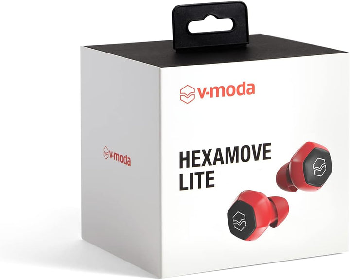 V-MODA Hexamove Lite Kabellose Ohrhörer - Steuere die Audiowiedergabe, nimm Anrufe an und greife auf