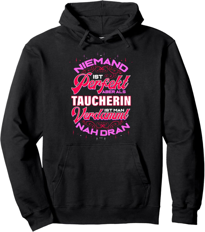 Taucherin Scuba Diver Geschenk für Unterwasser Tauchen Pullover Hoodie