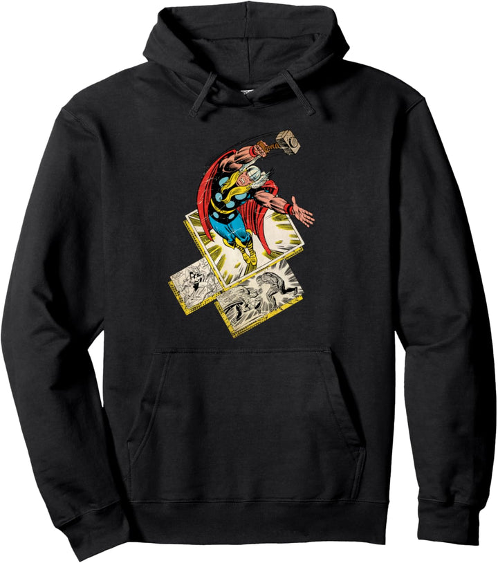 Marvel The Mighty Thor Vintage Comic Pullover Hoodie