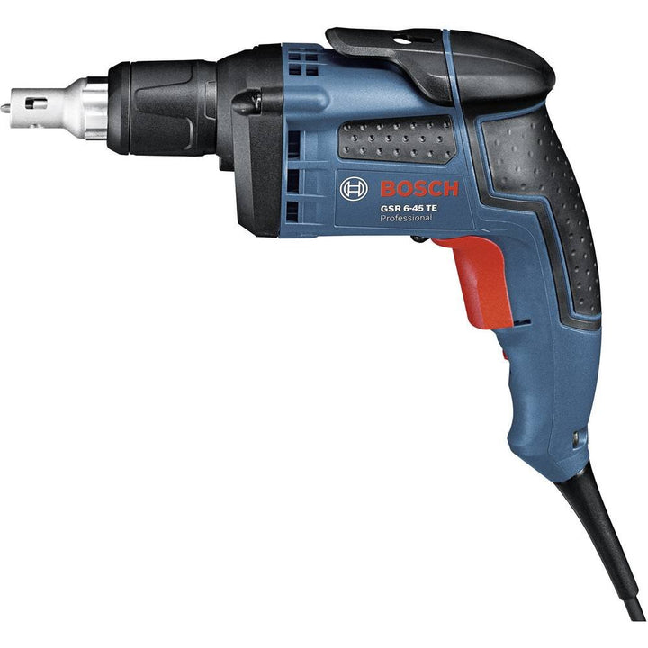 Bosch Professional Trockenbauschrauber GSR 6-45 TE (12 Nm Drehmoment, 701 Watt, inkl. Schraubendrehe