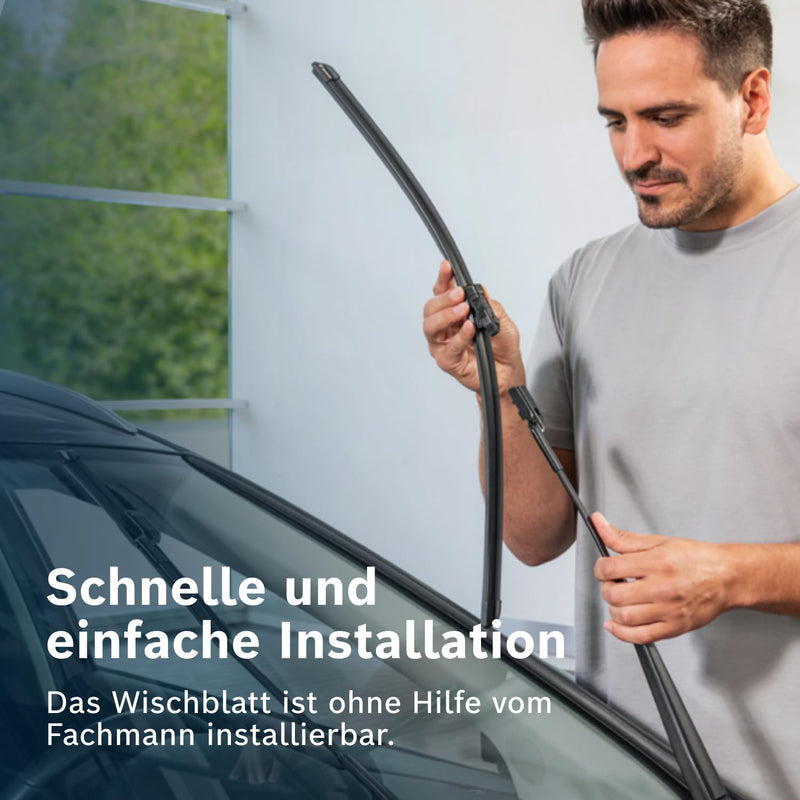 Bosch Automotive Scheibenwischer Aerotwin A555S, Länge: 600mm/400mm – Set für Frontscheibe, 3 397 00