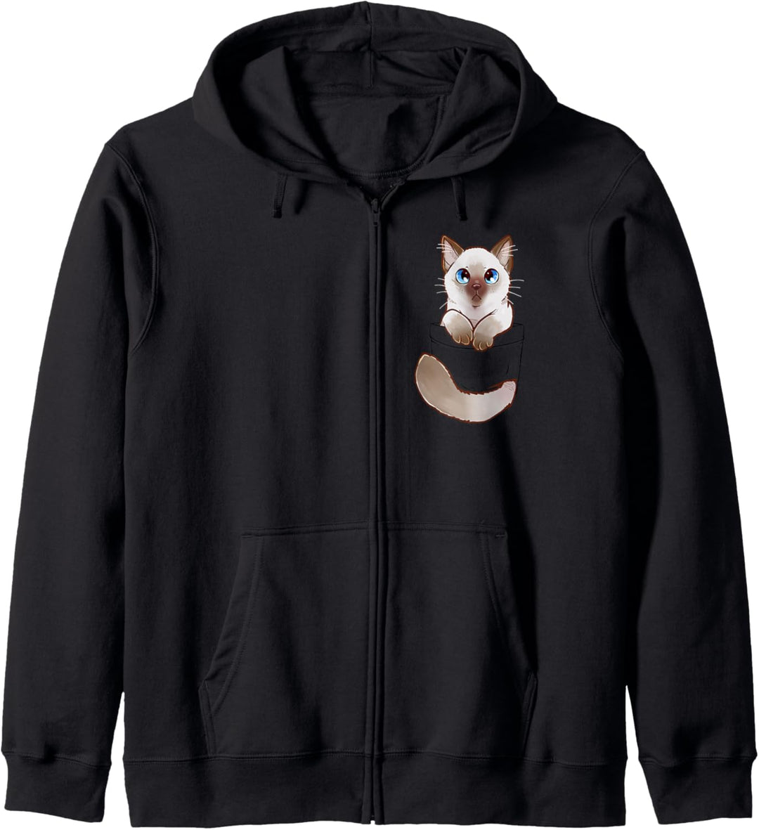 Pocket niedlich Ragdoll Kitten Kitty Katze Kapuzenjacke