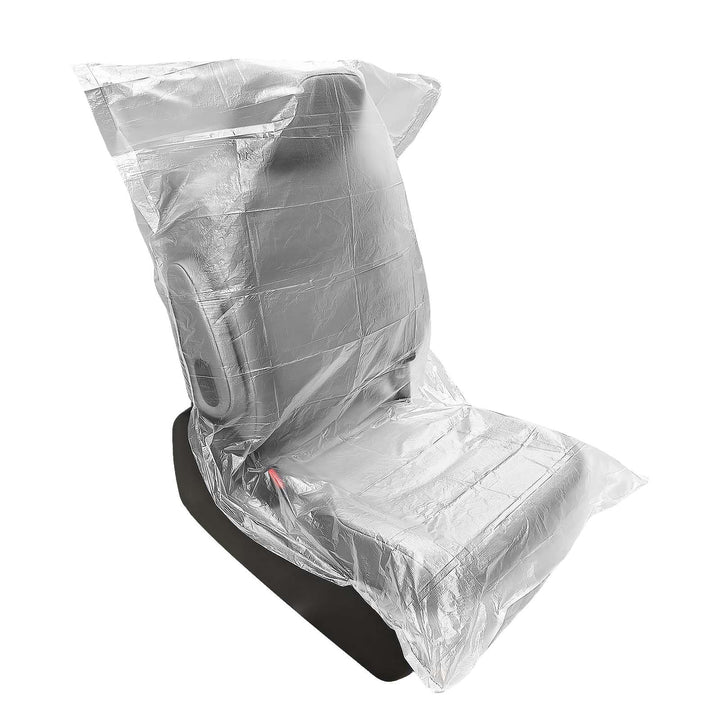 100 Stück Auto Einweg Kunststoff Sitzbezüge Fahrzeug Schutz Mechaniker Valet (1,2 kg) 1.2KG, 1.2KG