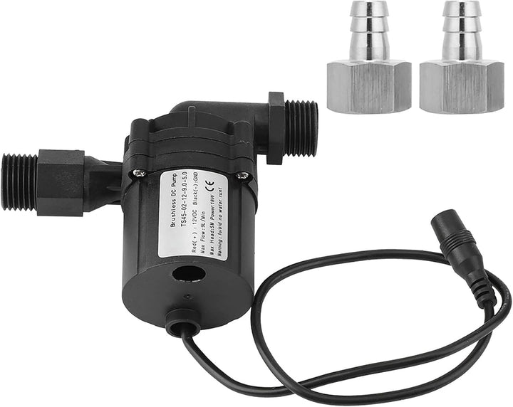 Braupumpe,Bierfasspumpe,Bierdruckpumpe,DC 12V 18W Brewing Homebrew Pump Circulation Brushless Beer P