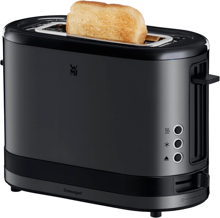 WMF Küchenminis 1-Scheiben Toaster mit Brötchenaufsatz, für 1 XXL-Scheibe, Auftau-Funktion, Langschl