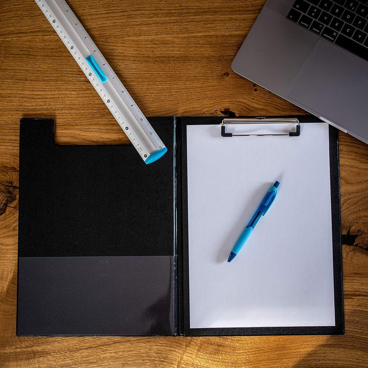 OFFICEPOINT Klemmbrettmappe Set A4 | 10 Stück | Aufklappbares Klemmbrett mit Innentasche | Schreibpl
