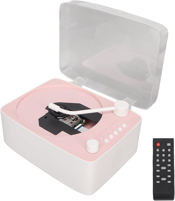 Tragbarer CD-Player mit, Wiederaufladbarer Kpop-Musikplayer mit HiFi-Sound-Lautsprecher, Fernbedienu