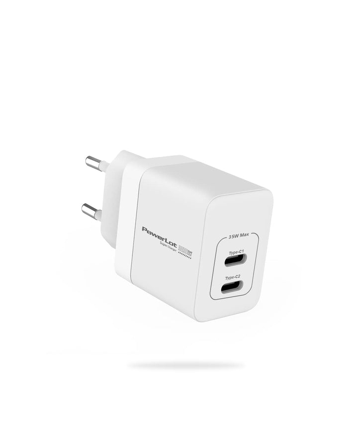 PowerLot USB C Ladegerät 35W iPhone Schnellladegerät GaN III PPS Super Fast Netzteil PD 3.0 für iPho