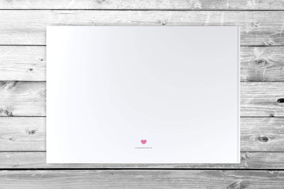 DeinWeddingshop Gästebuch Hochzeit | 104 Seiten | Hardcover DIN-A4 - ohne Fragen blanko | Hochzeitsg